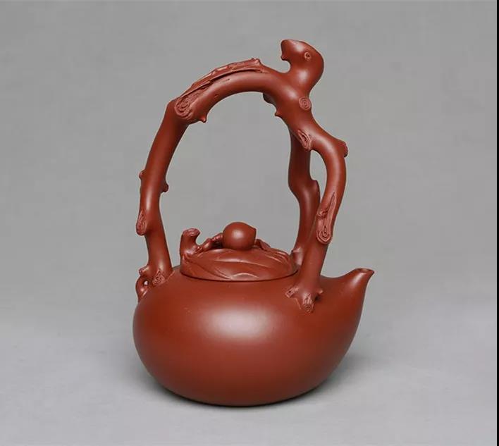 10種最美花器提梁壺，精美別致雕花紫砂壺!