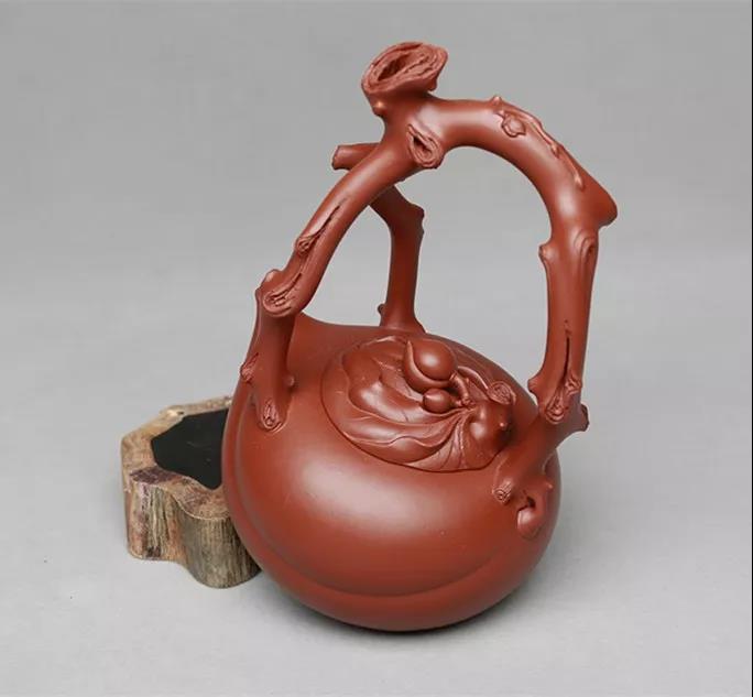 10種最美花器提梁壺，精美別致雕花紫砂壺!