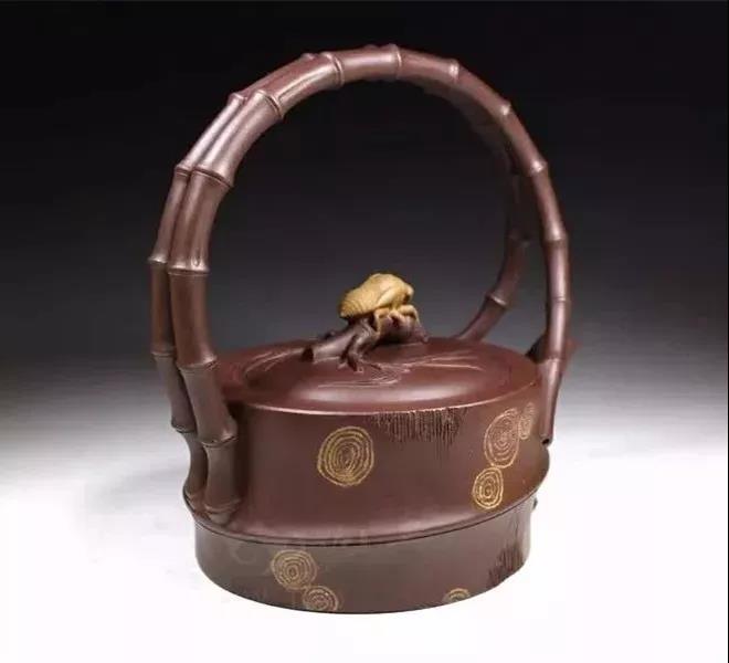 10種最美花器提梁壺，精美別致雕花紫砂壺!