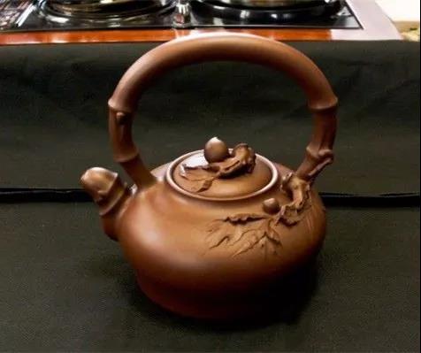 10種最美花器提梁壺，精美別致雕花紫砂壺!