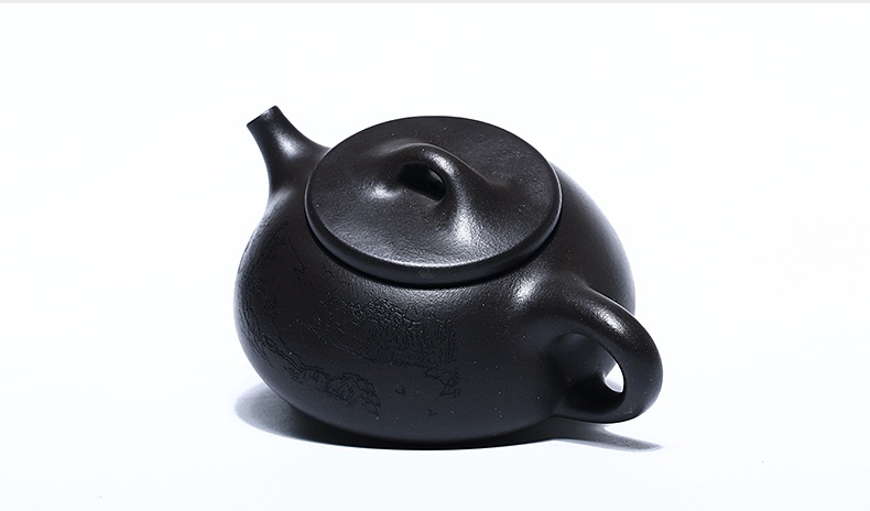 石瓢手工紫砂壺，精致典雅紫砂壺