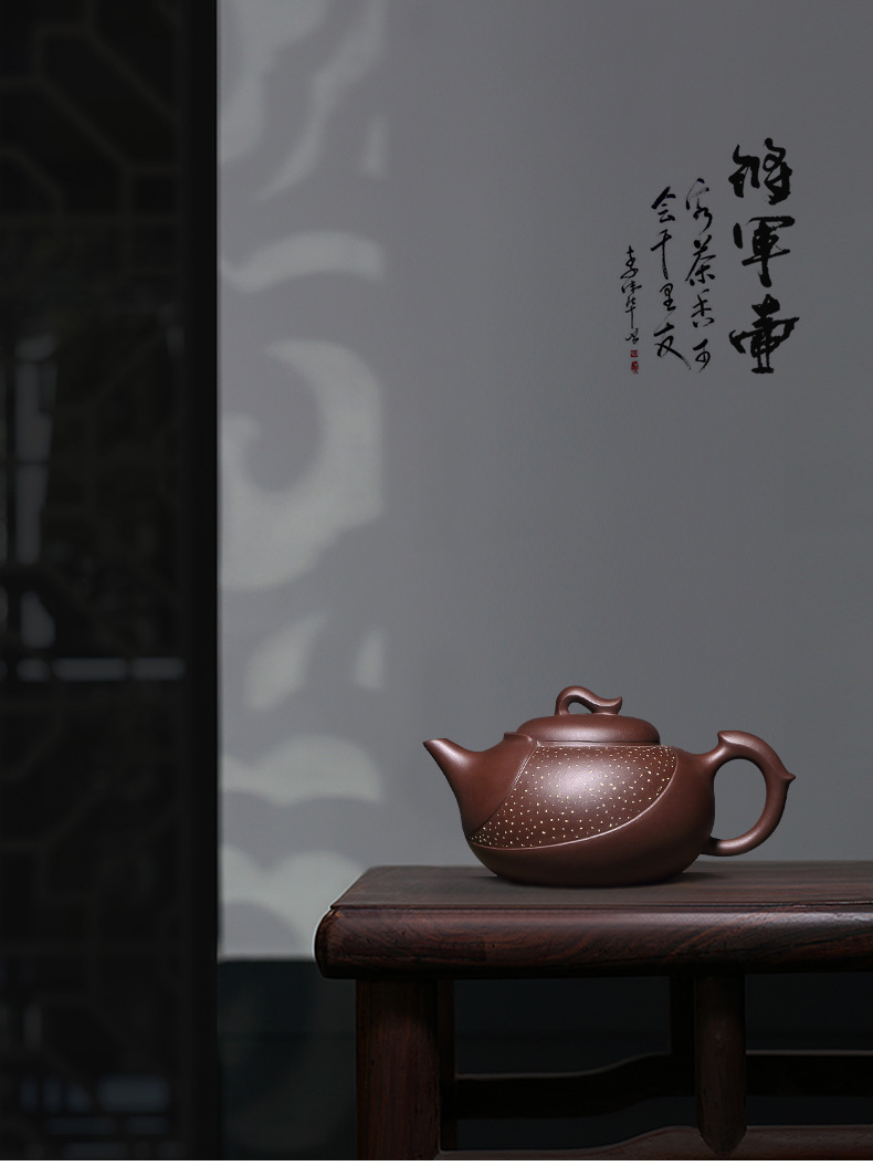 將軍壺紫砂壺，雅韻精美紫砂壺